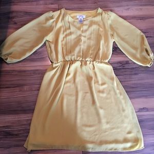 Cute mustard colored Fall dress